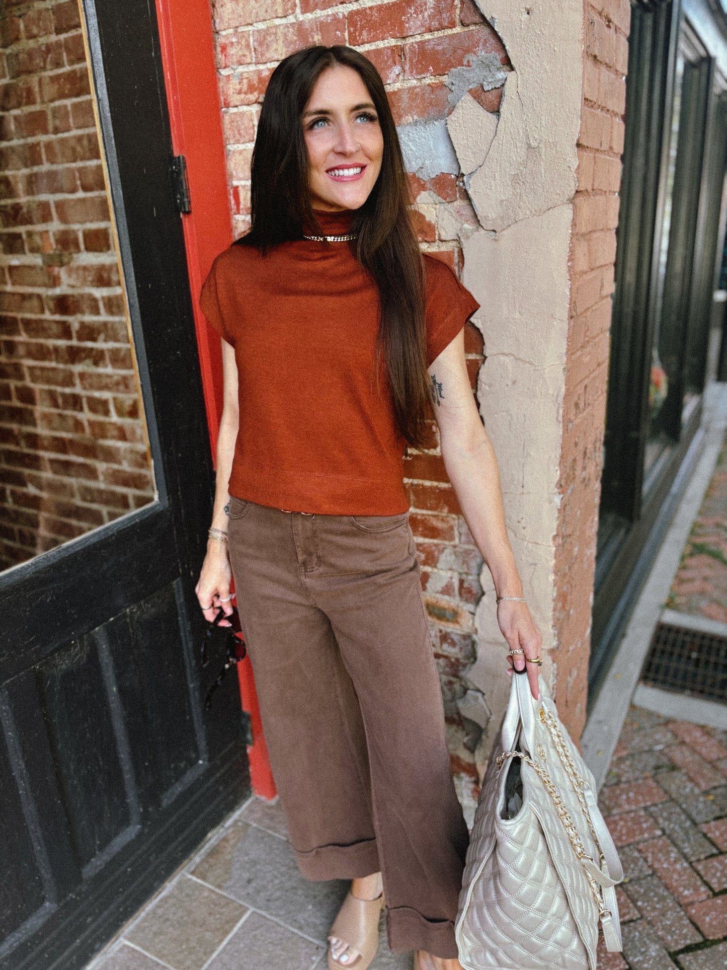Latte Luxe Wide Leg Pants