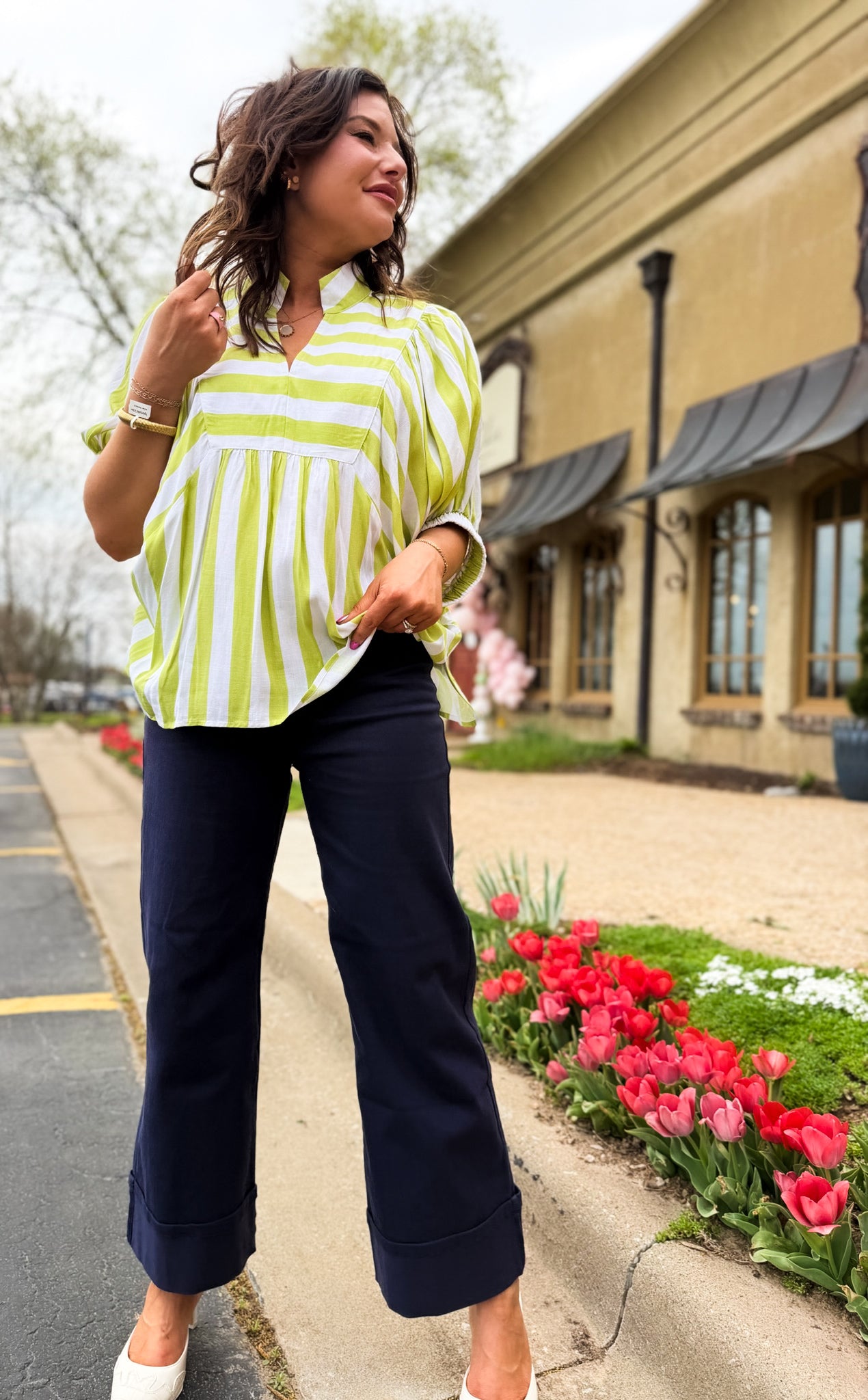 Limeaide Stripe Blouse