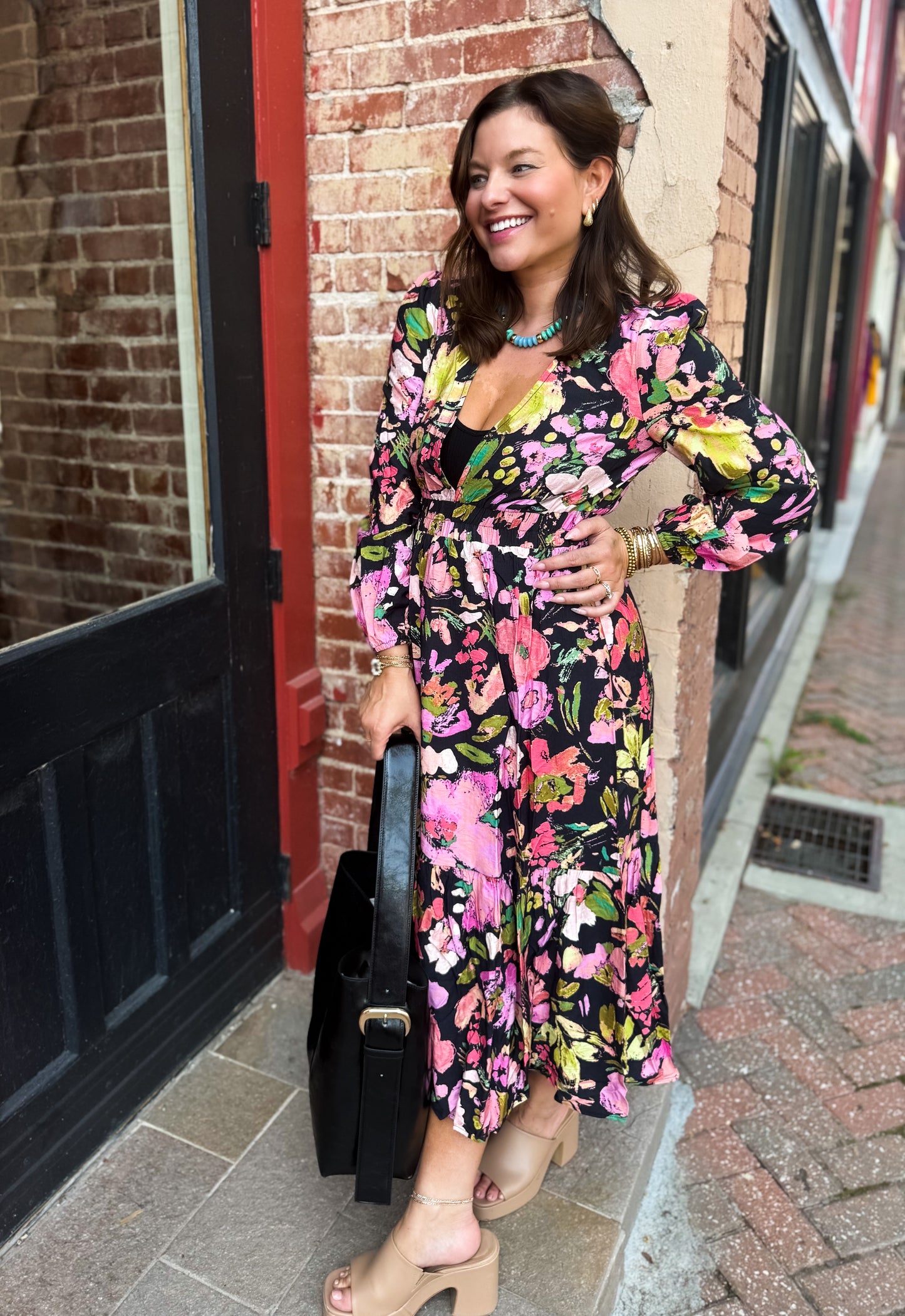 Midnight Garden Maxi Dress