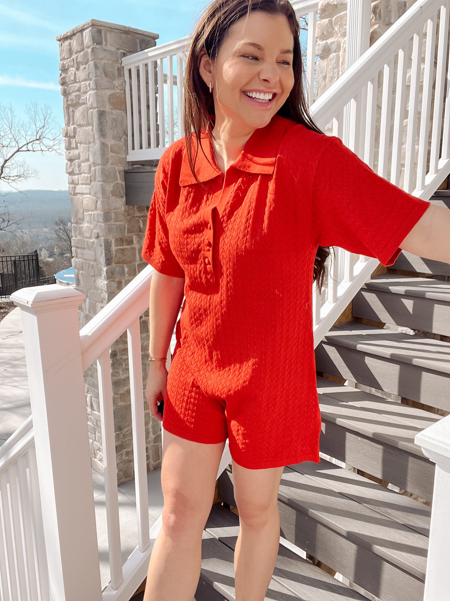 Ripe Tomato Playsuit