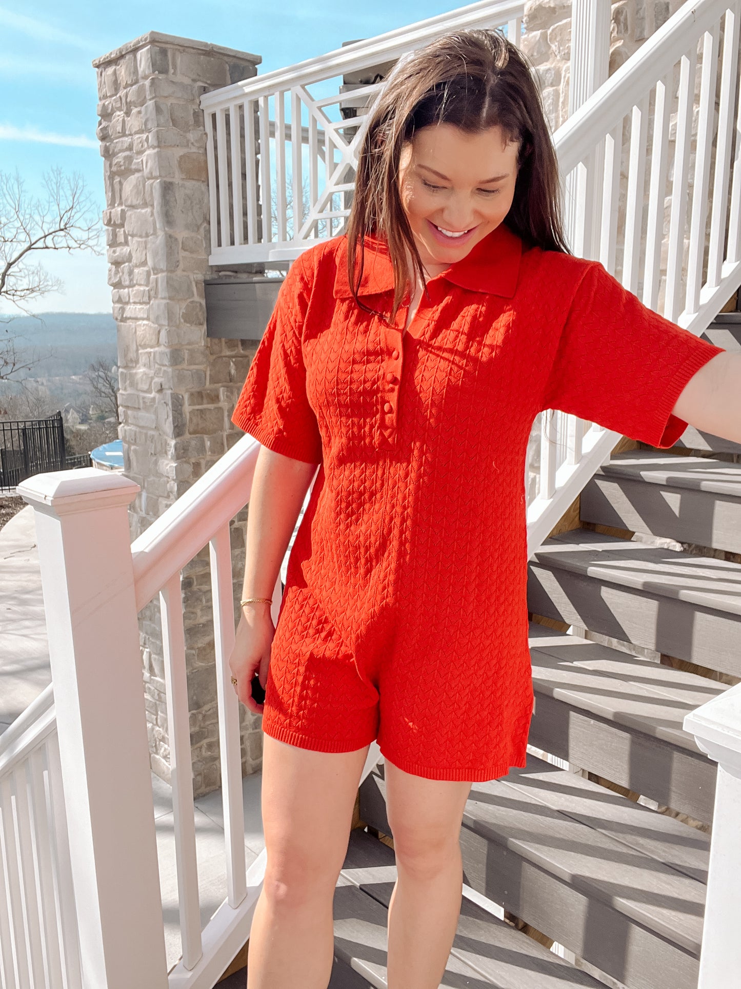 Ripe Tomato Playsuit