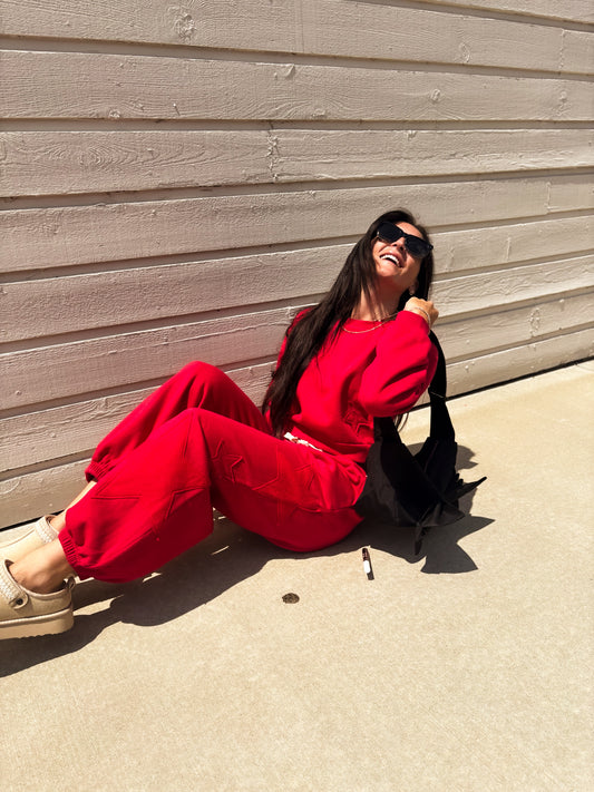 Scarlet Star Fleece Jogger