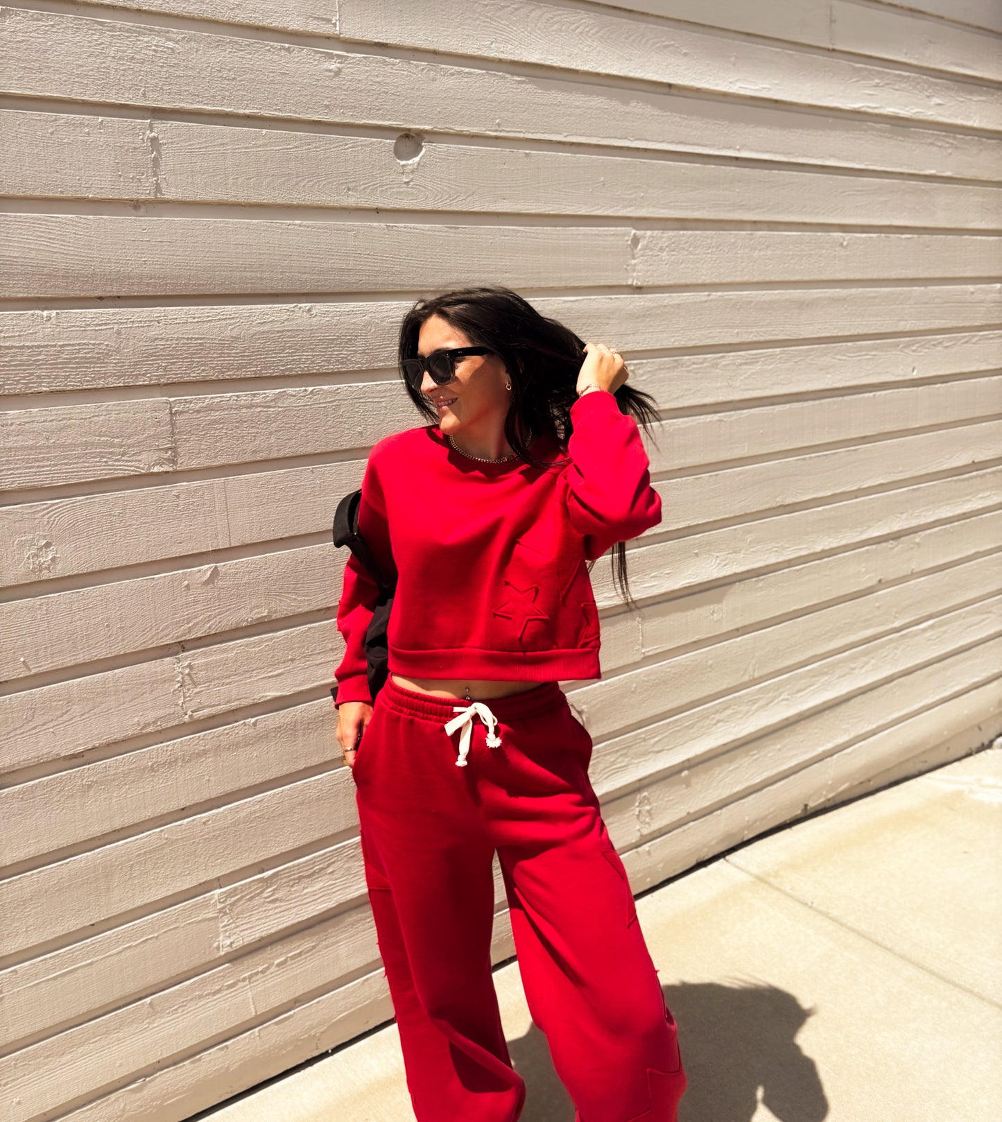 Scarlet Star Fleece Crewneck