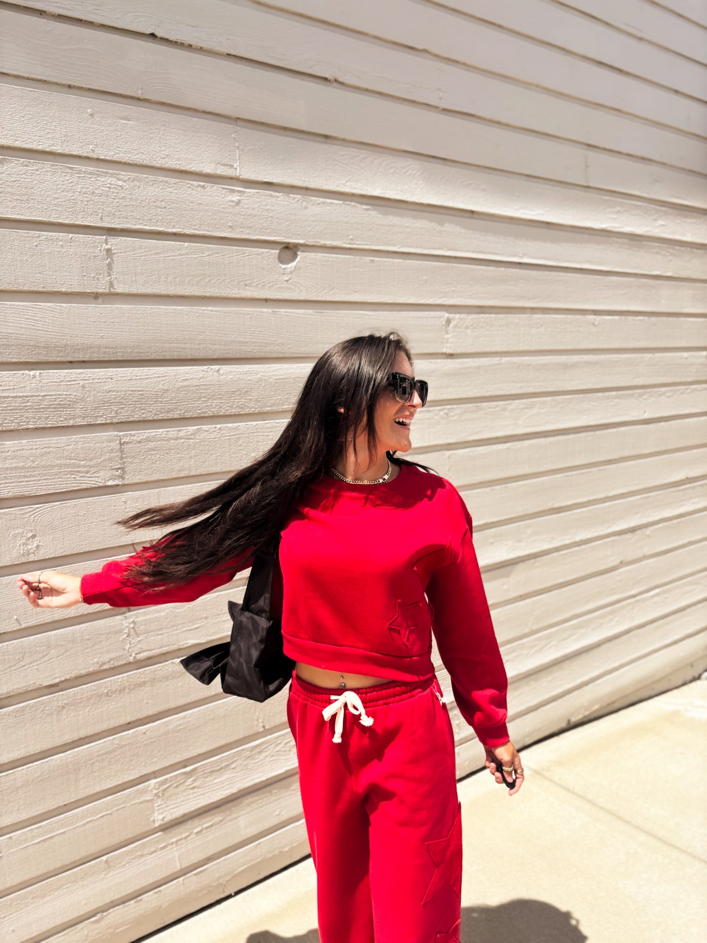 Scarlet Star Fleece Crewneck