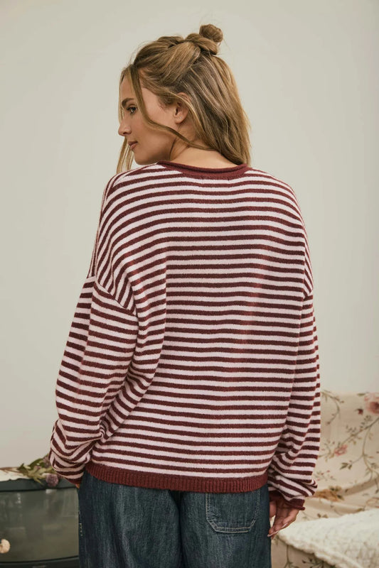 Woodland Stripe Sweater