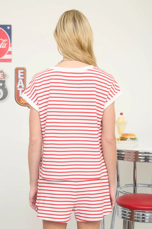 Boardwalk Stripe Tee