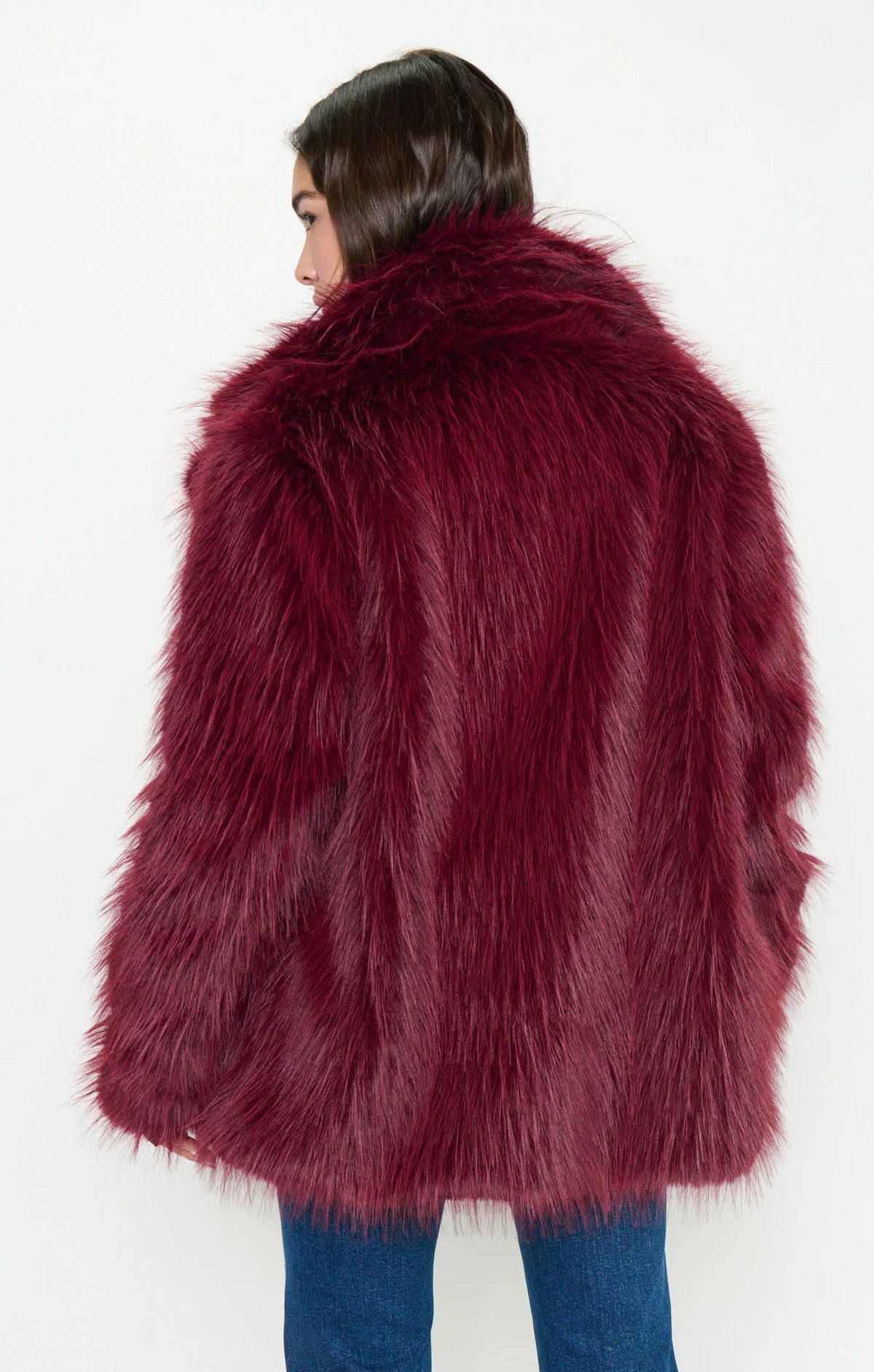 Salt Lake Merlot Fur Coat