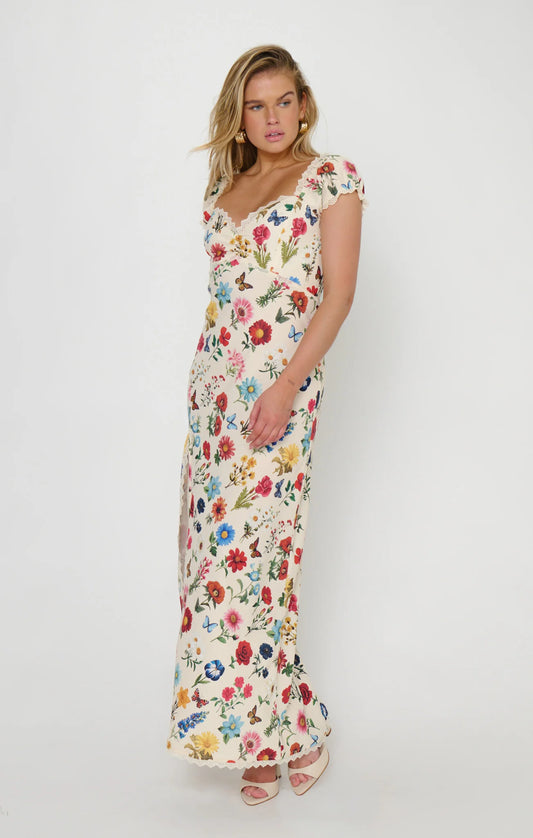 Nicola Dress in French Floral