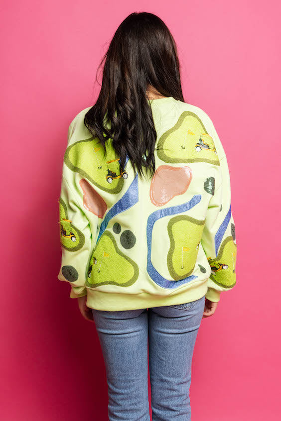 Green Golf Course Sweatshirt
