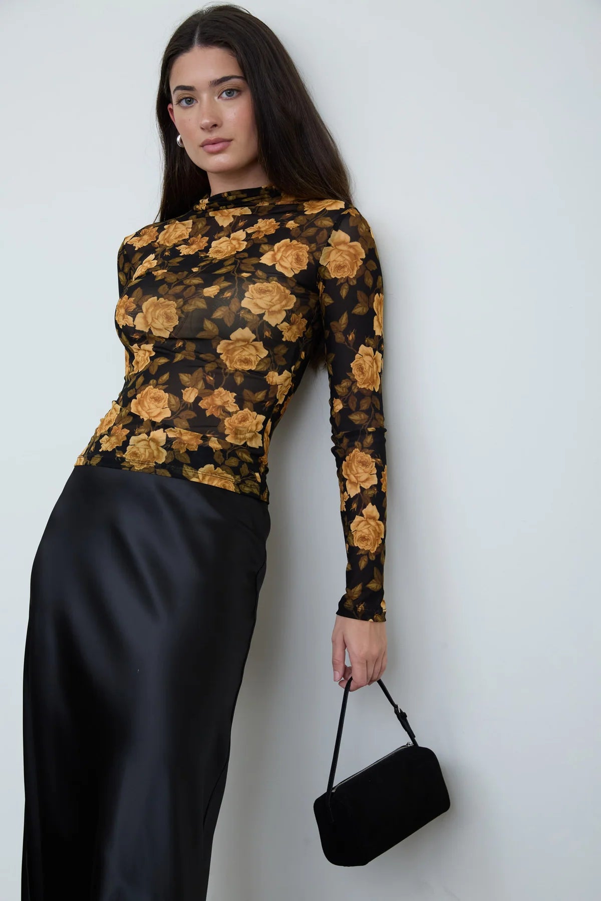 Golden Hour Romance Mesh Long Sleeve