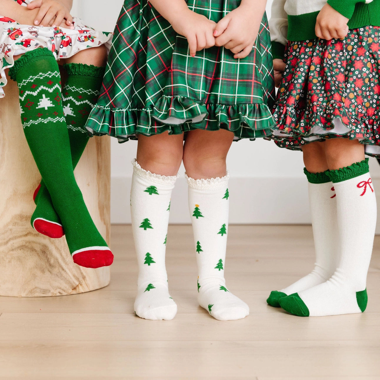 Tree Farm Knee High Socks