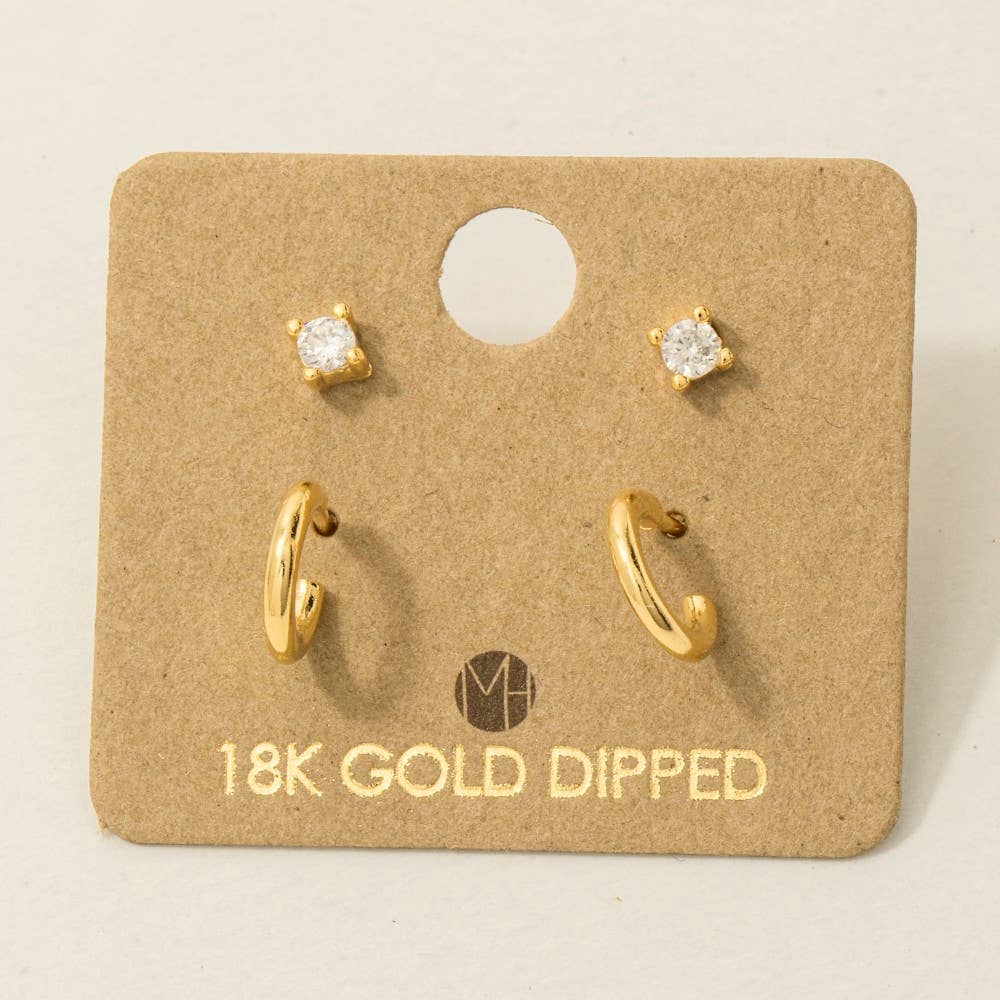 Mini Four Piece Post Stud Earrings