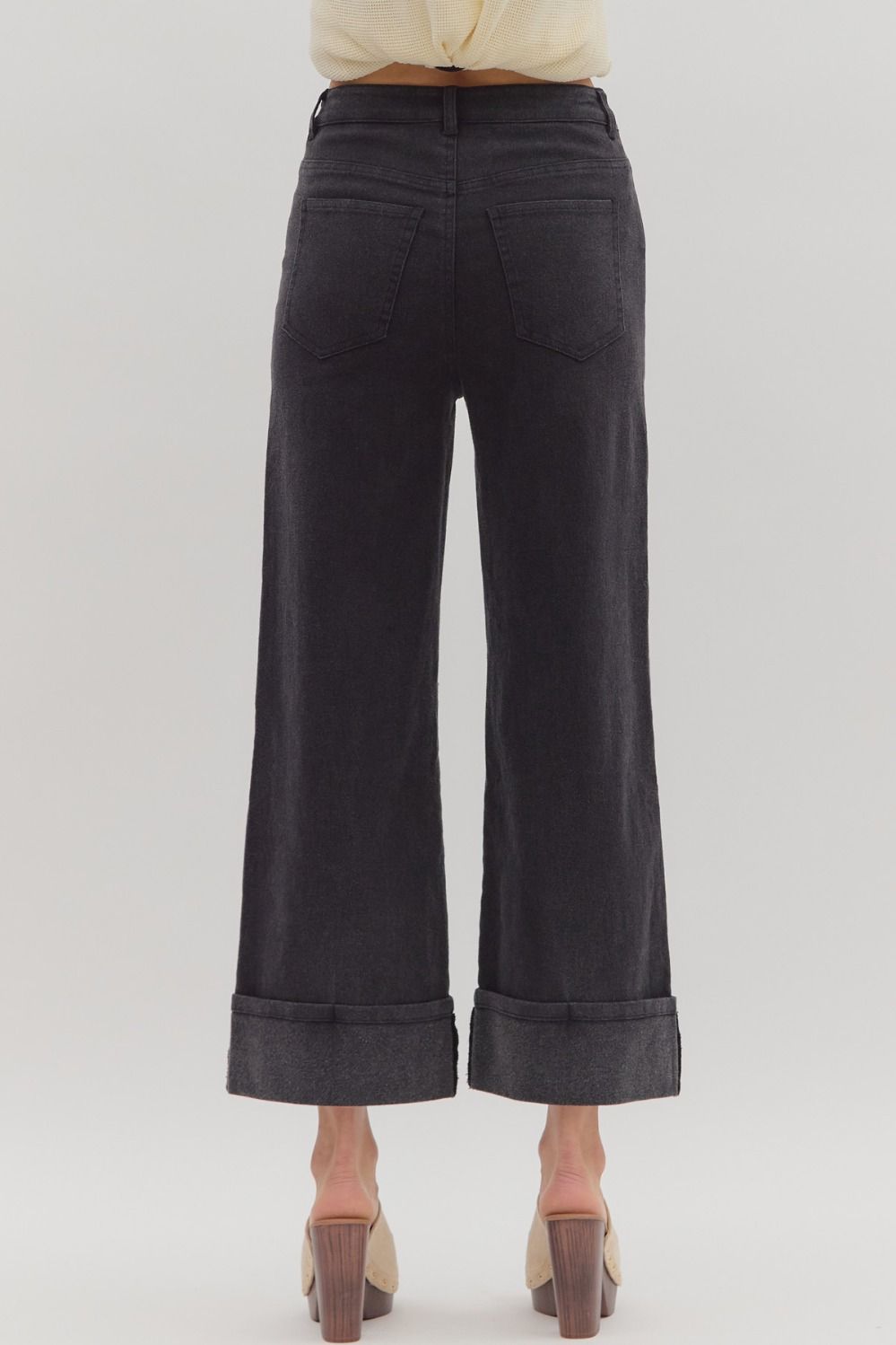 Off the Cuff Black Jeans