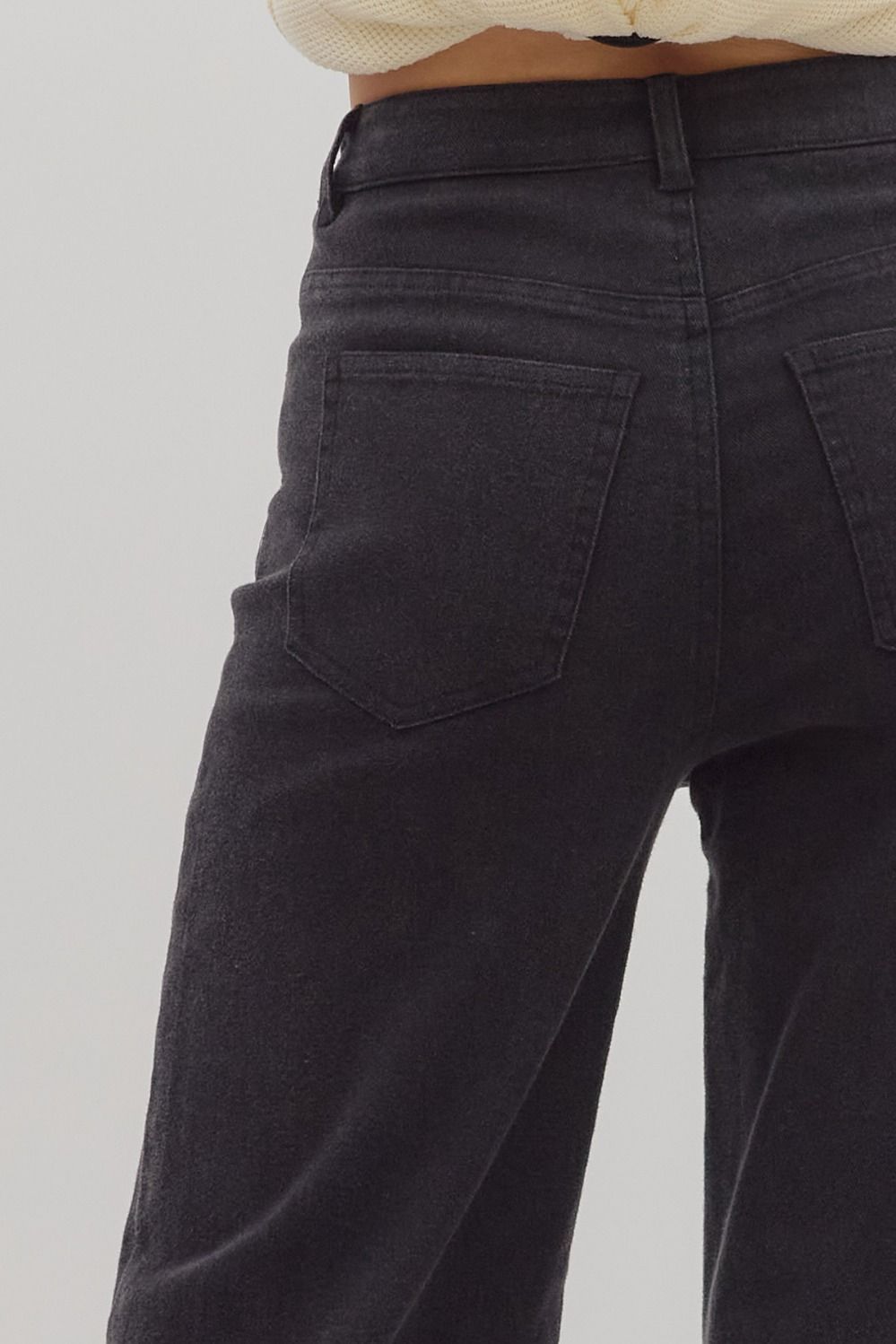 Off the Cuff Black Jeans