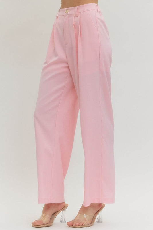 Spencer Trousers in Light Pink