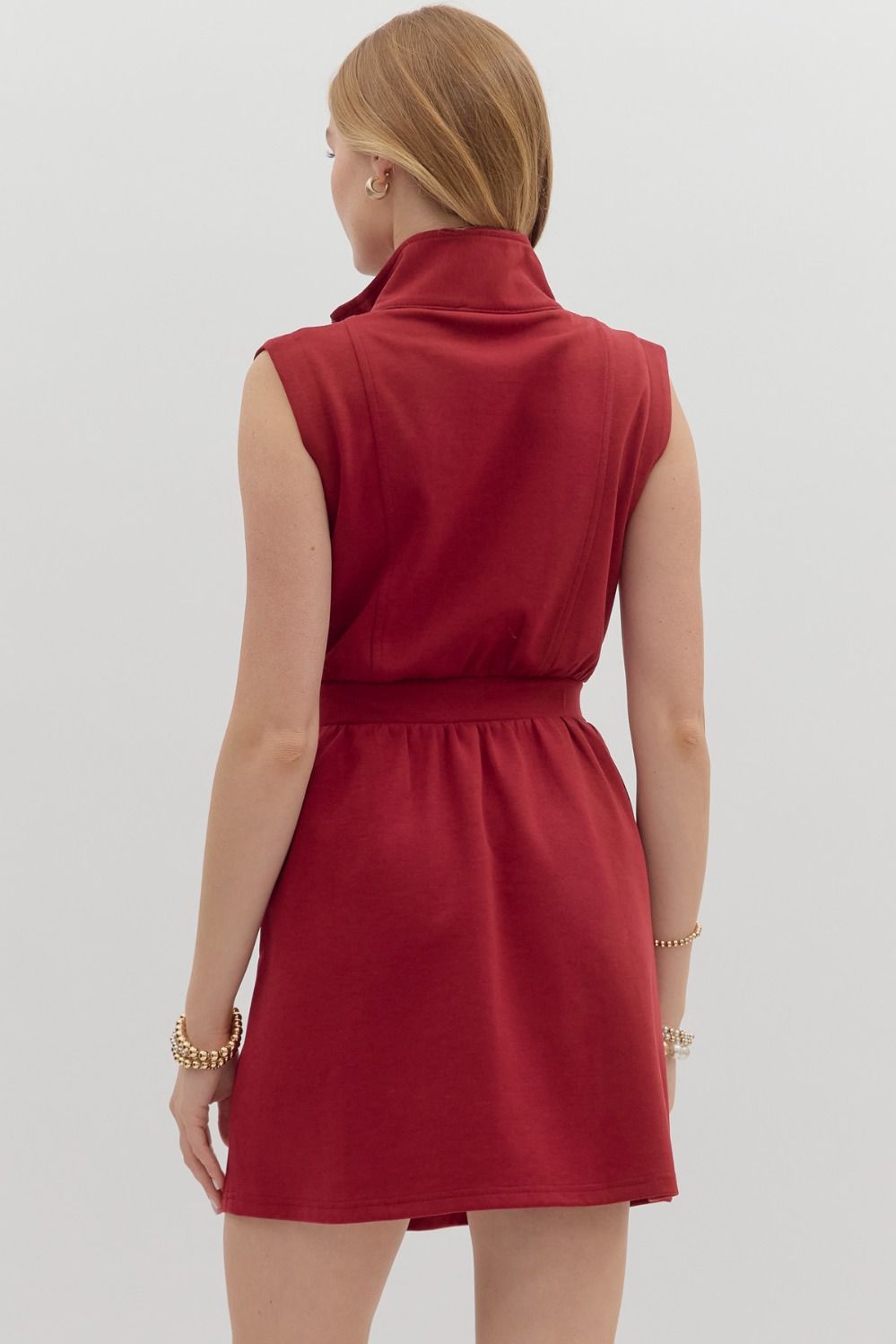 Cabernet Zip Up Dress
