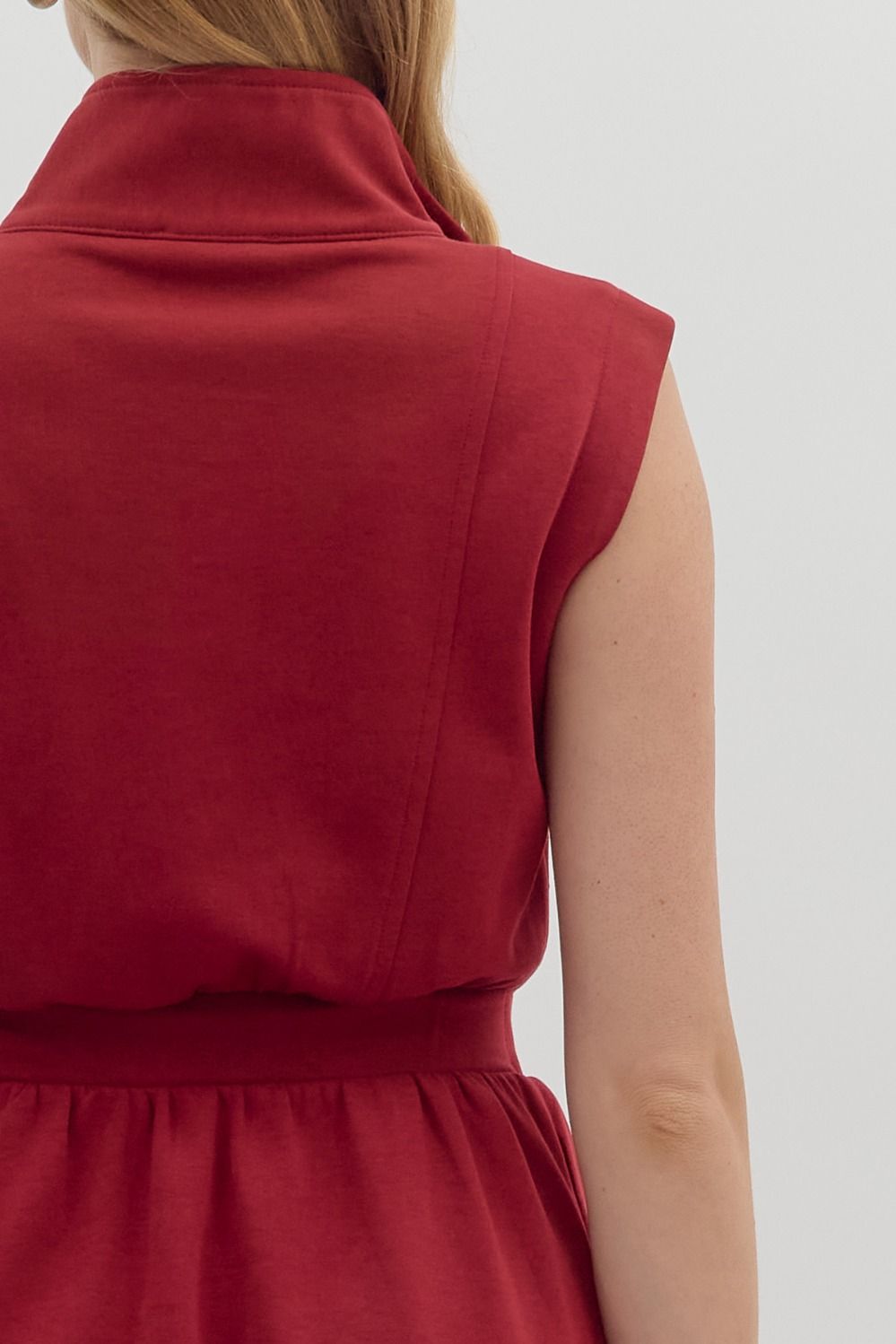 Cabernet Zip Up Dress