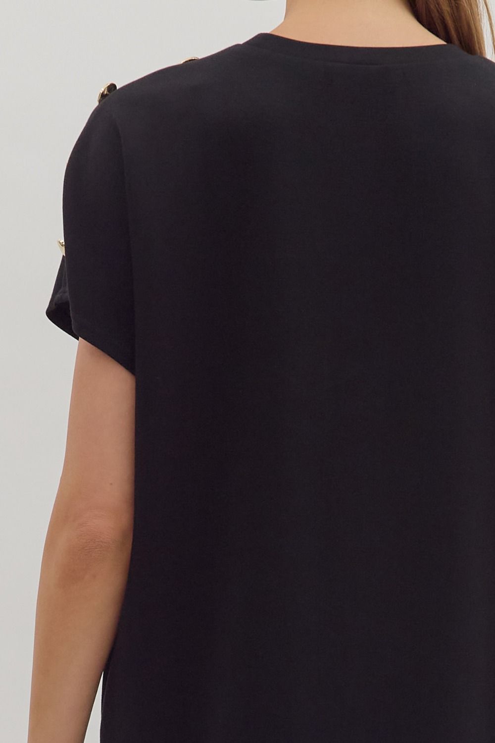 Madison Button Mini Dress