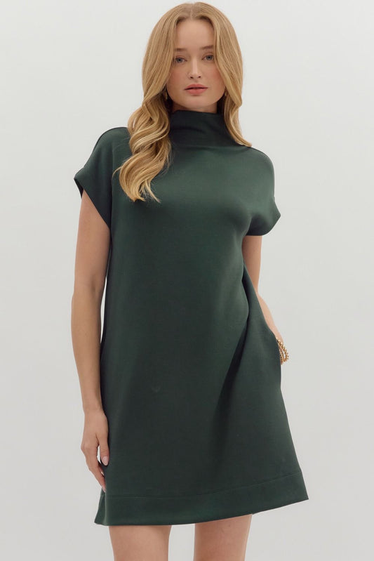 Emerald Grace Slip Dress