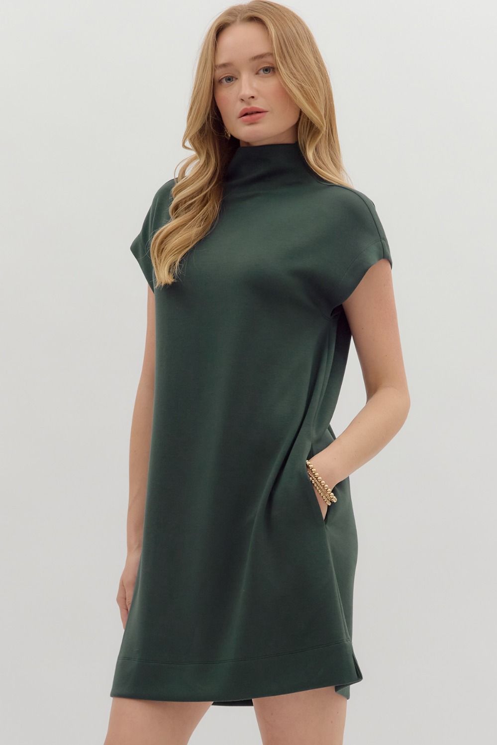 Emerald Grace Slip Dress