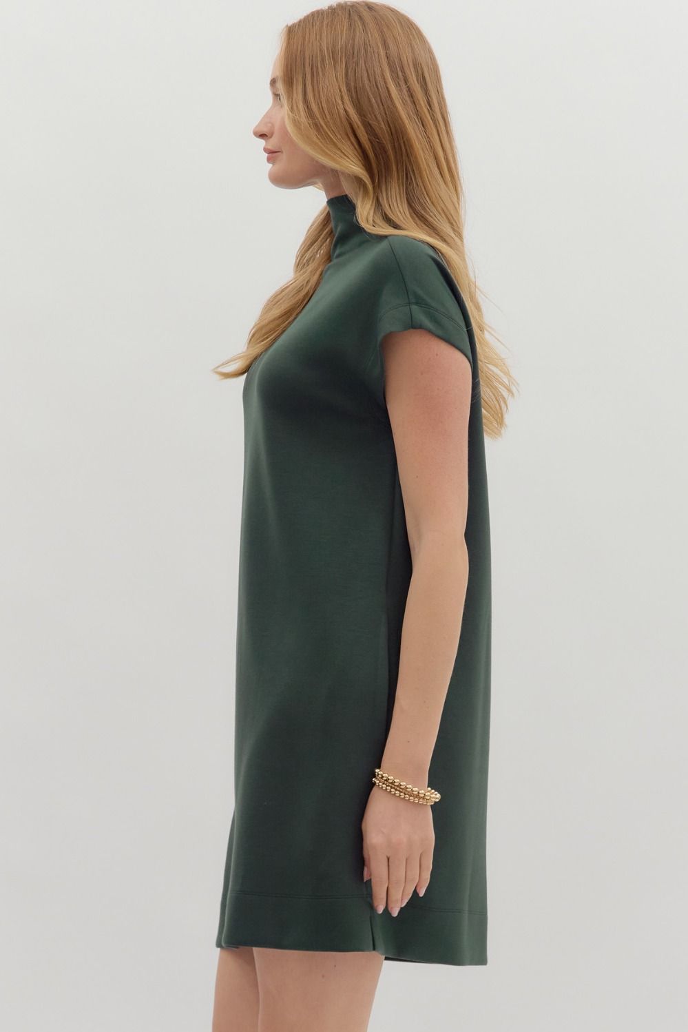 Emerald Grace Slip Dress