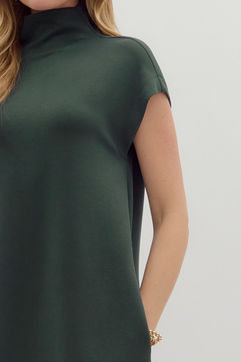 Emerald Grace Slip Dress