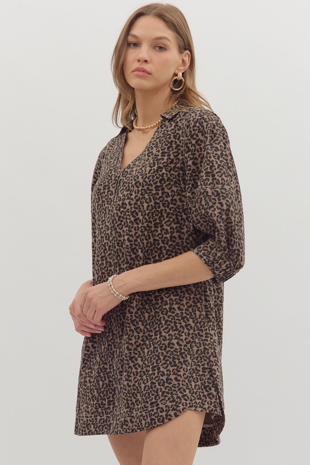 Cheetah Chic Mini Dress