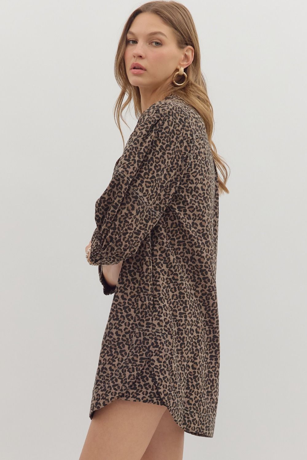Cheetah Chic Mini Dress