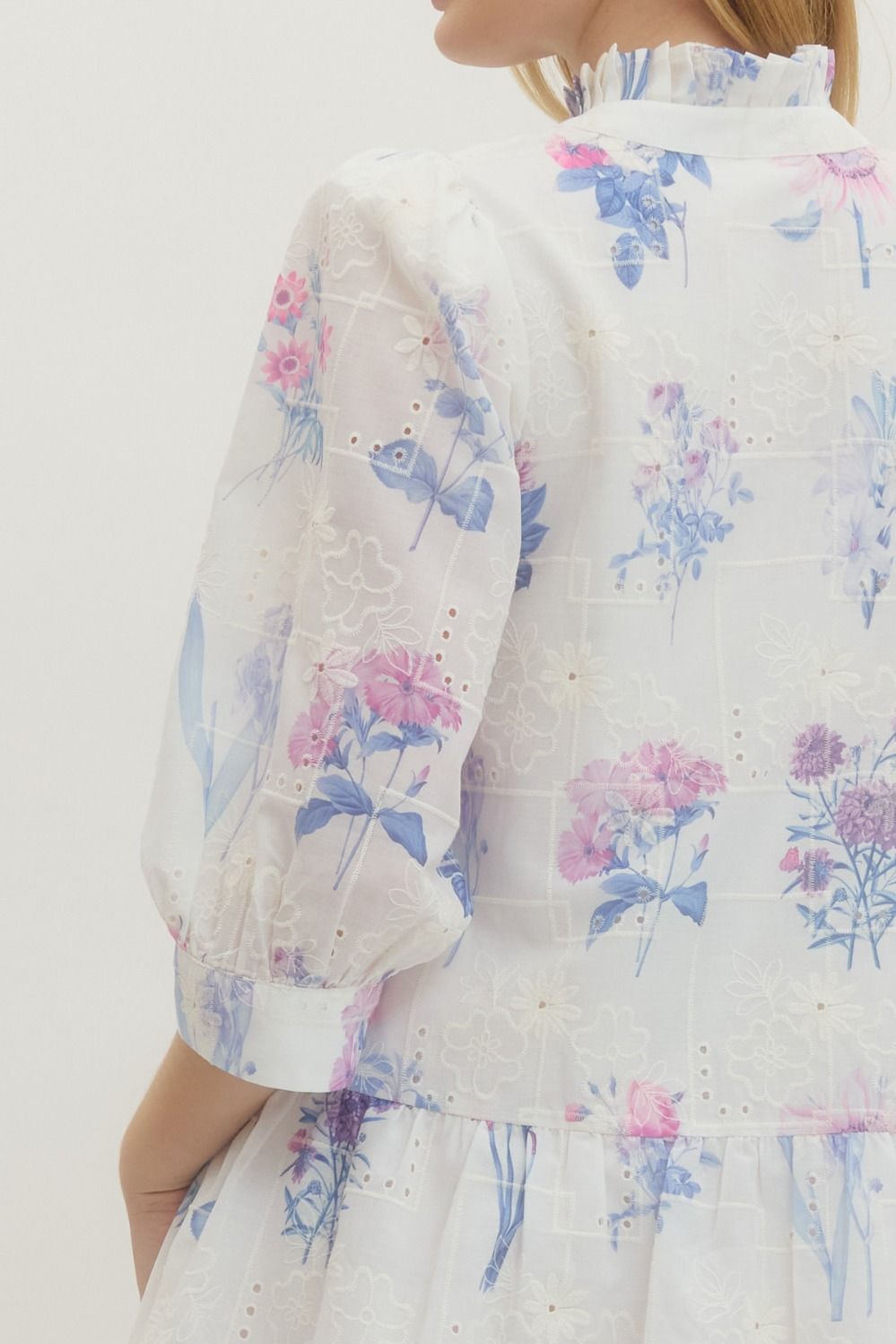 Lilly Eyelet Mini Dress