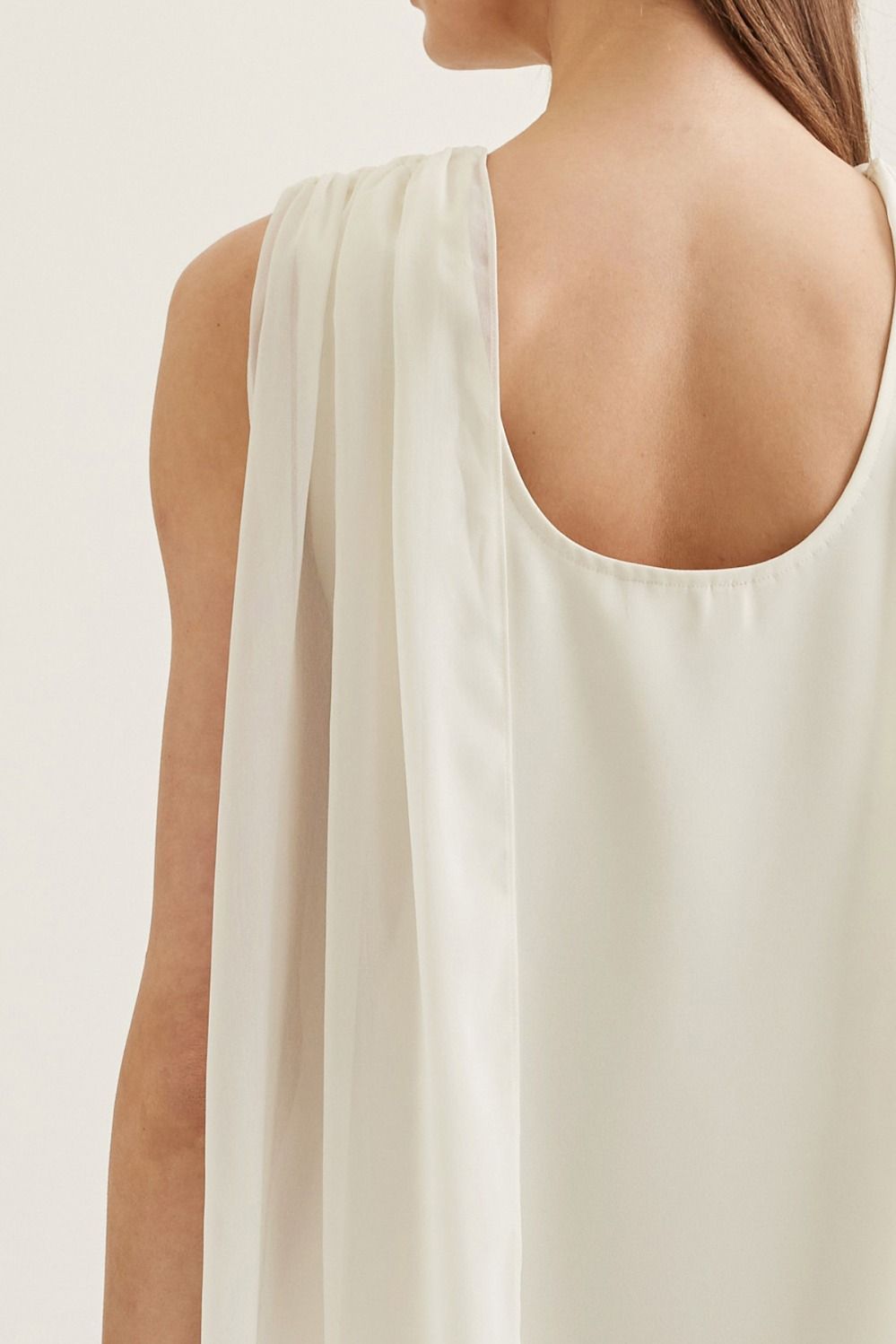 Ada Draped Cowl Neck Mini Dress