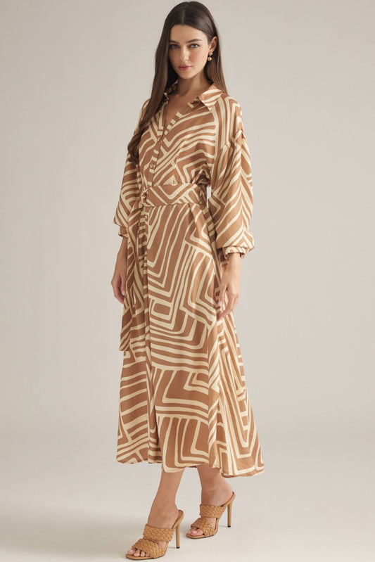 Desert Mirage Midi Dress