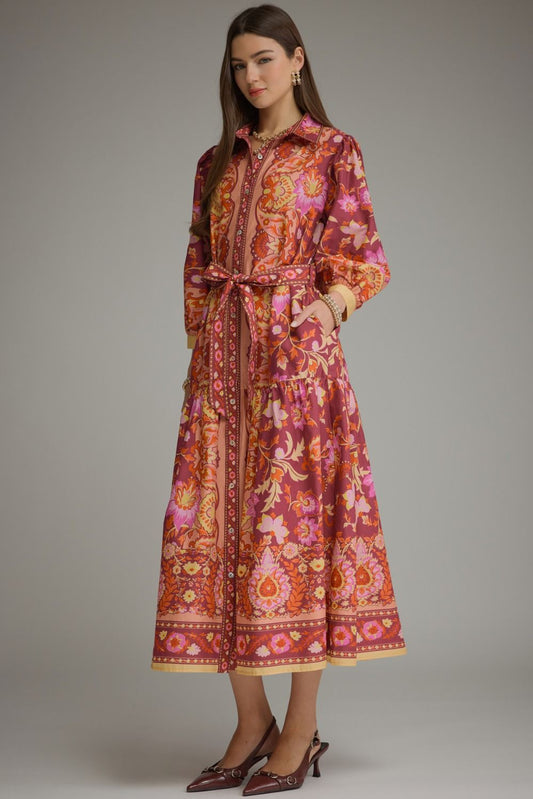 Bohemian Sunset Midi Dress