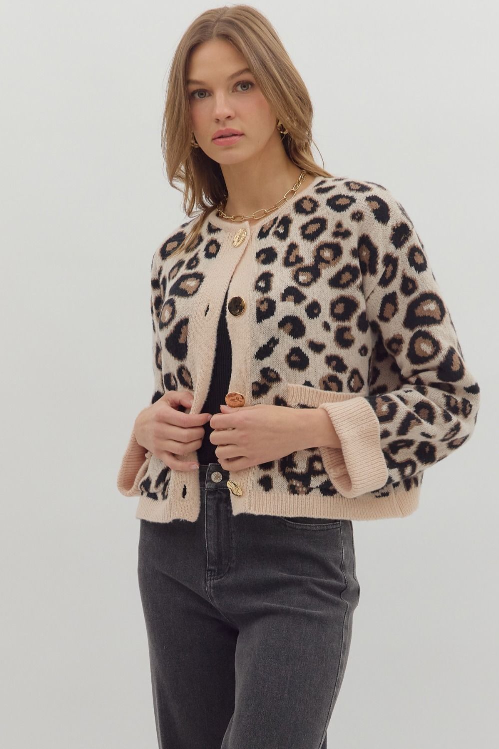 Leopard Luxe Knit Cardi