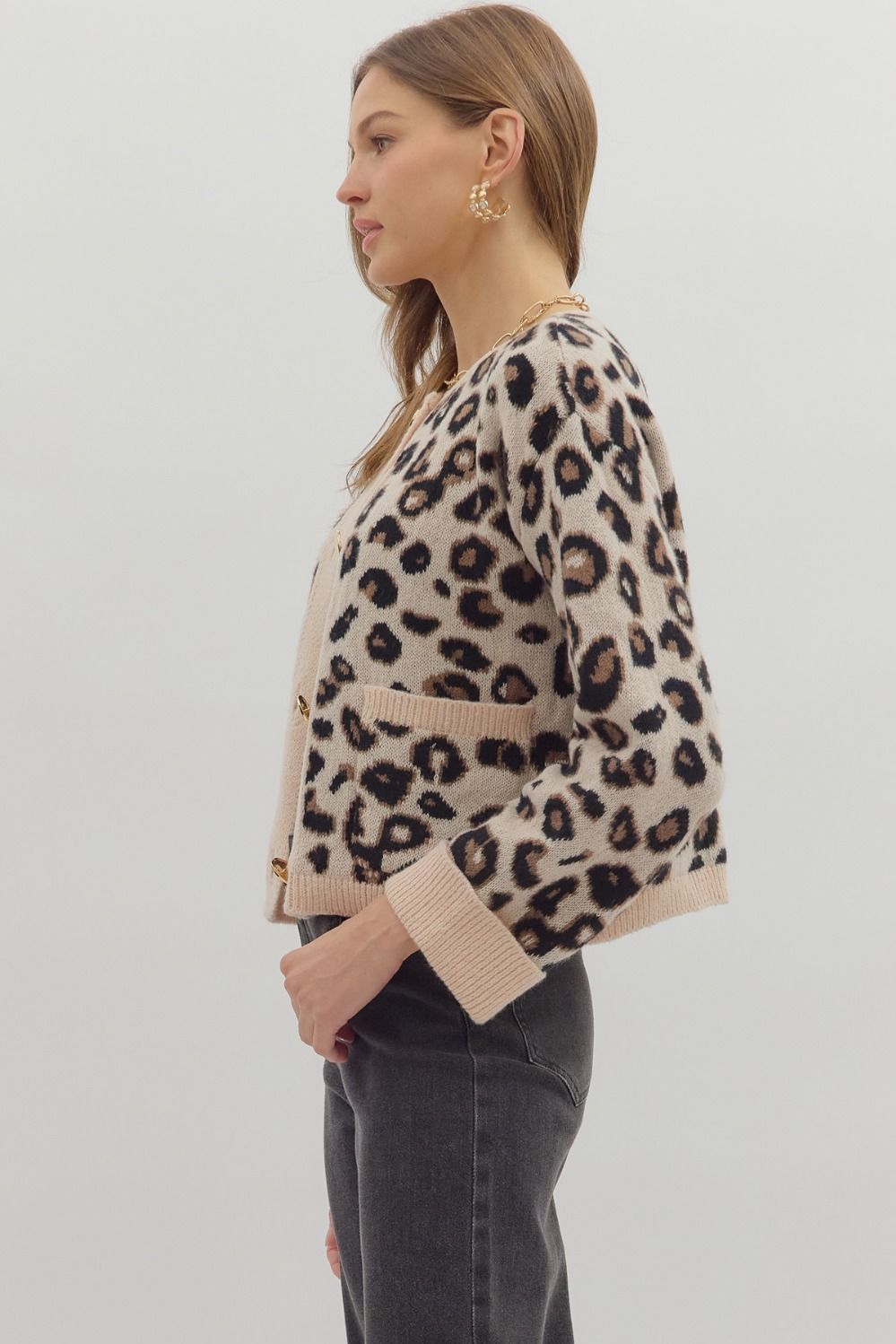 Leopard Luxe Knit Cardi