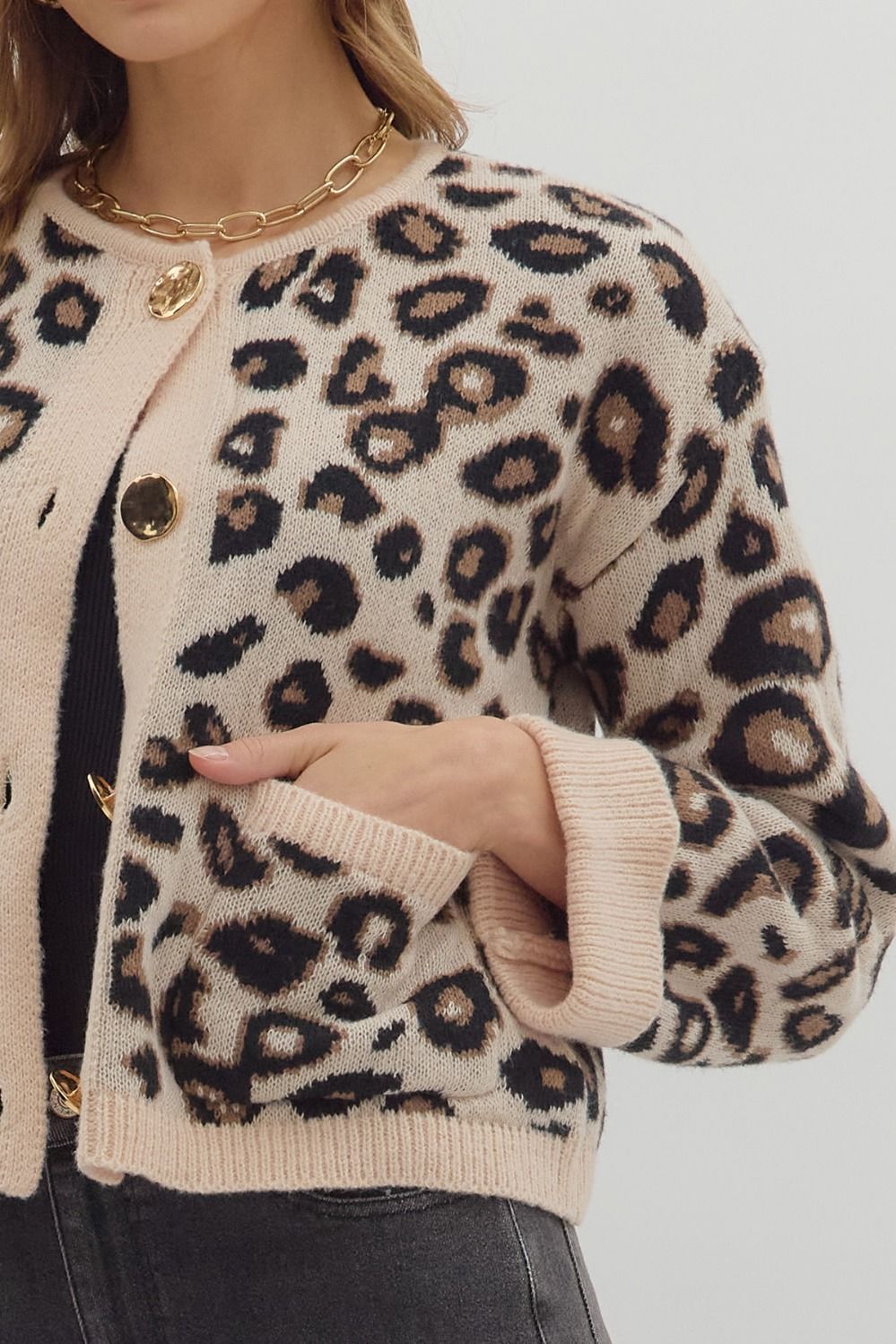 Leopard Luxe Knit Cardi