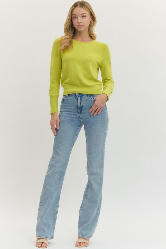 Charlotte Chartreuse Sweater