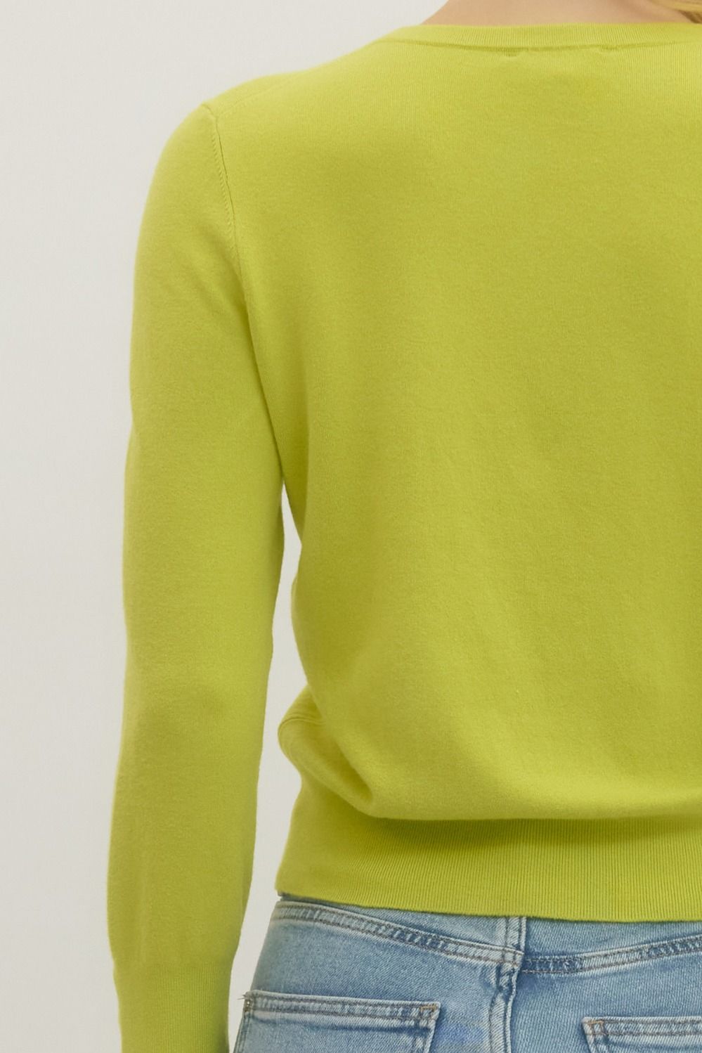 Charlotte Chartreuse Sweater