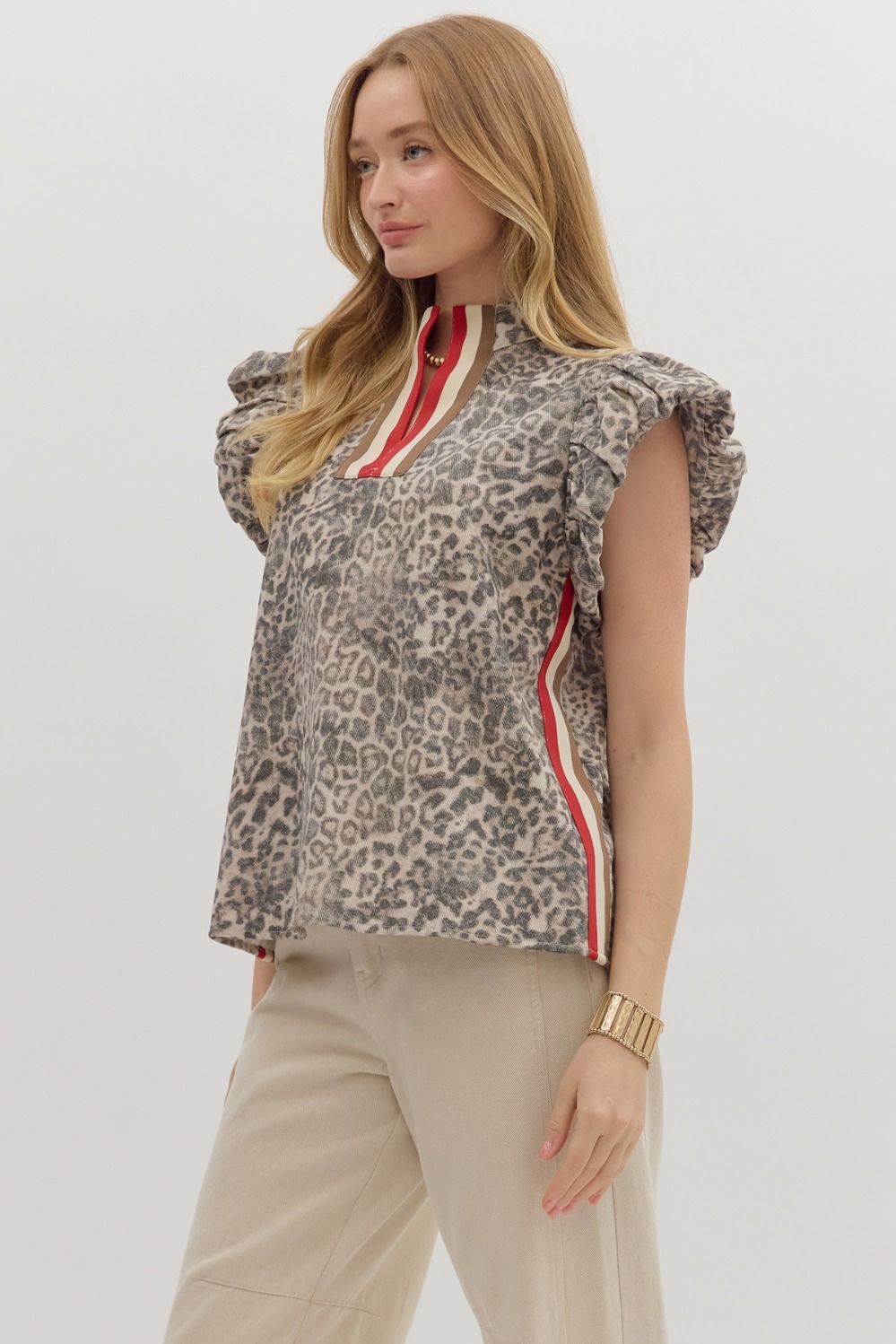 Savanna Stripe Top