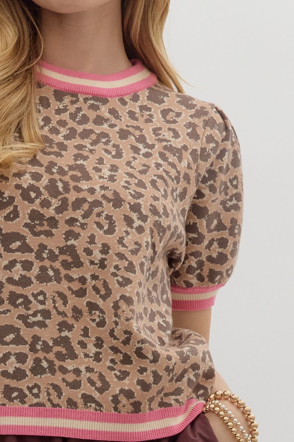 Wild Crush Leopard Sweater Tee