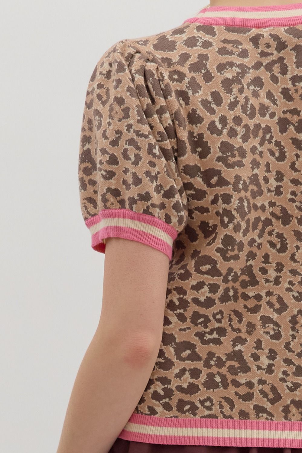 Wild Crush Leopard Sweater Tee