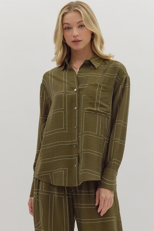 Modern Moment Olive Top