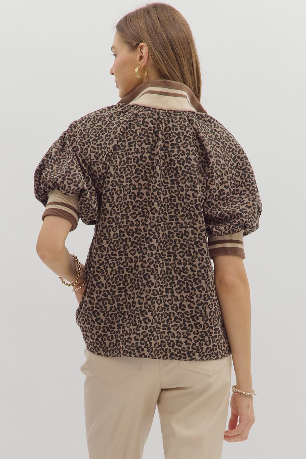 Quinn Leopard Blouse