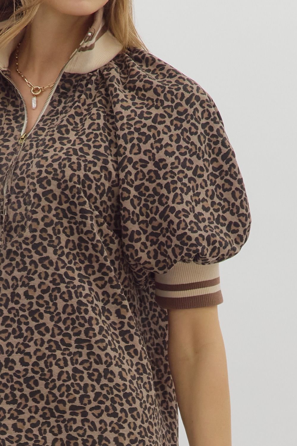 Quinn Leopard Blouse