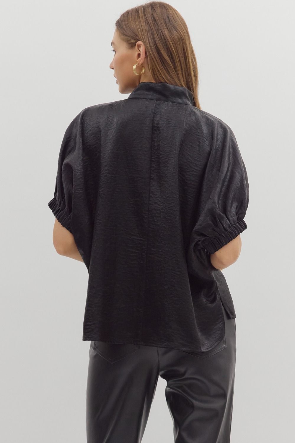 City Lights Black Blouse