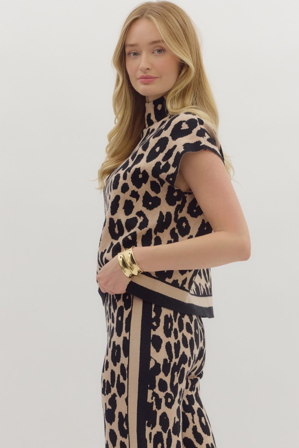Adeline Leopard Knit Set