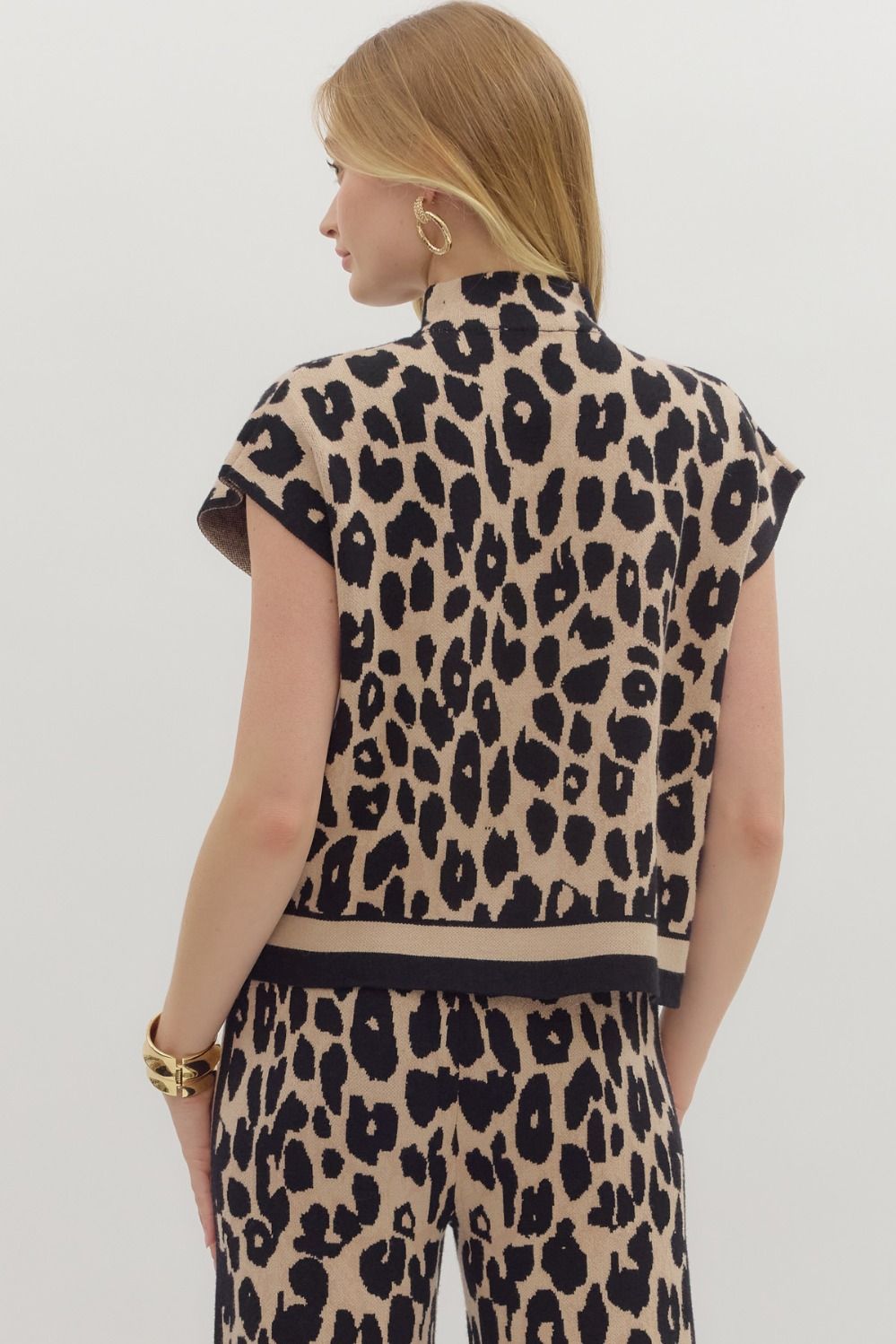 Adeline Leopard Knit Set