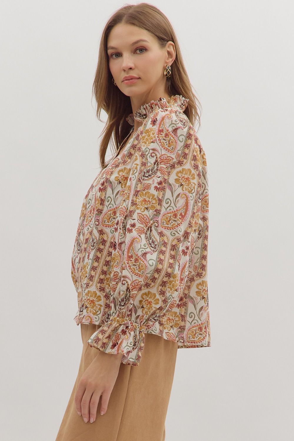 Sarah Paisley Blouse