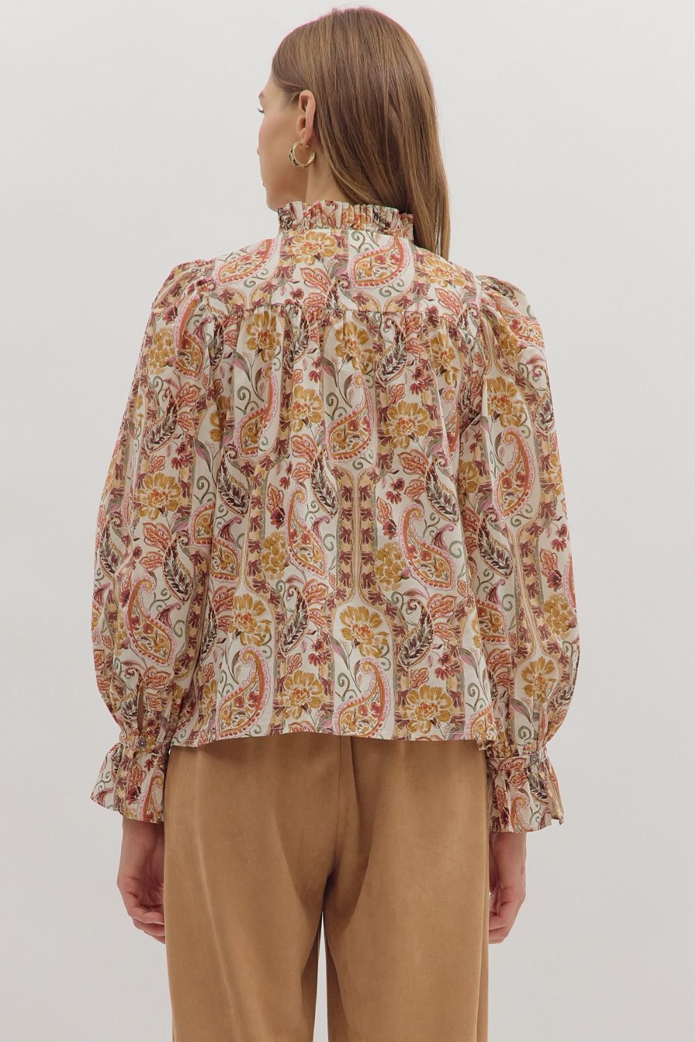 Sarah Paisley Blouse