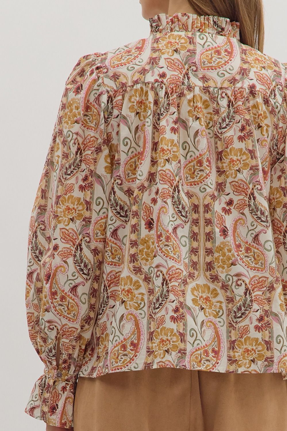 Sarah Paisley Blouse