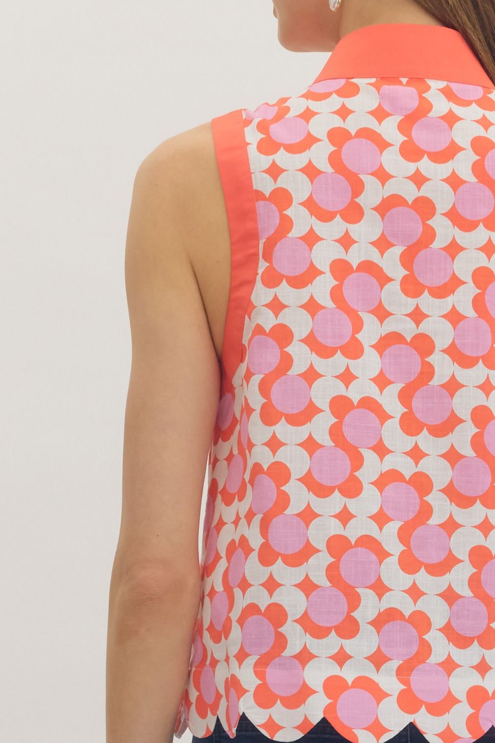Coral Cabana Top